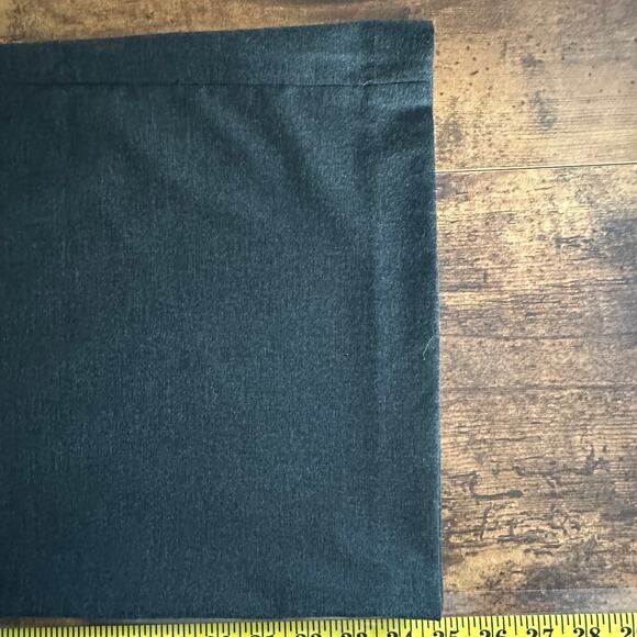 NWT Zara Wide Leg Pants XL Gray Side Zipper Cropped Minimalist Preppy Academia - Picture 6 of 9